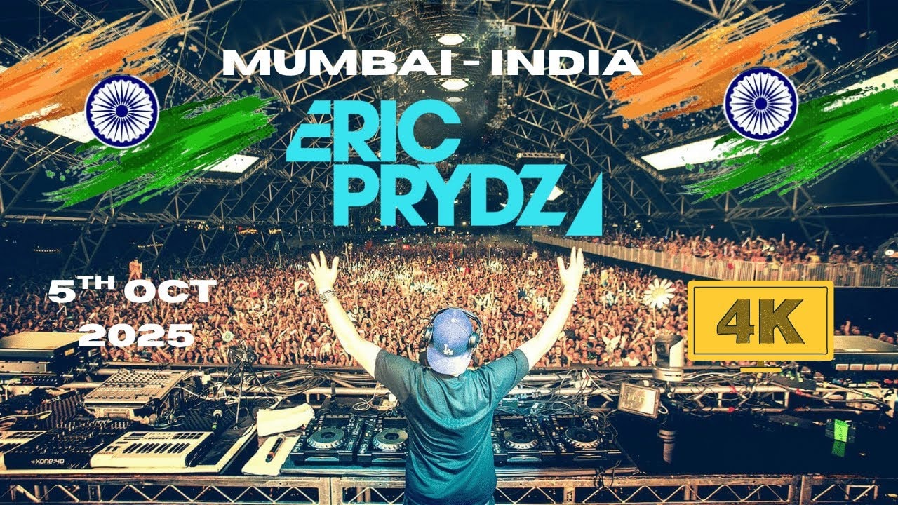 Eric Prydz @ Dome SVP Stadium Mumbai, India 2025-10-05