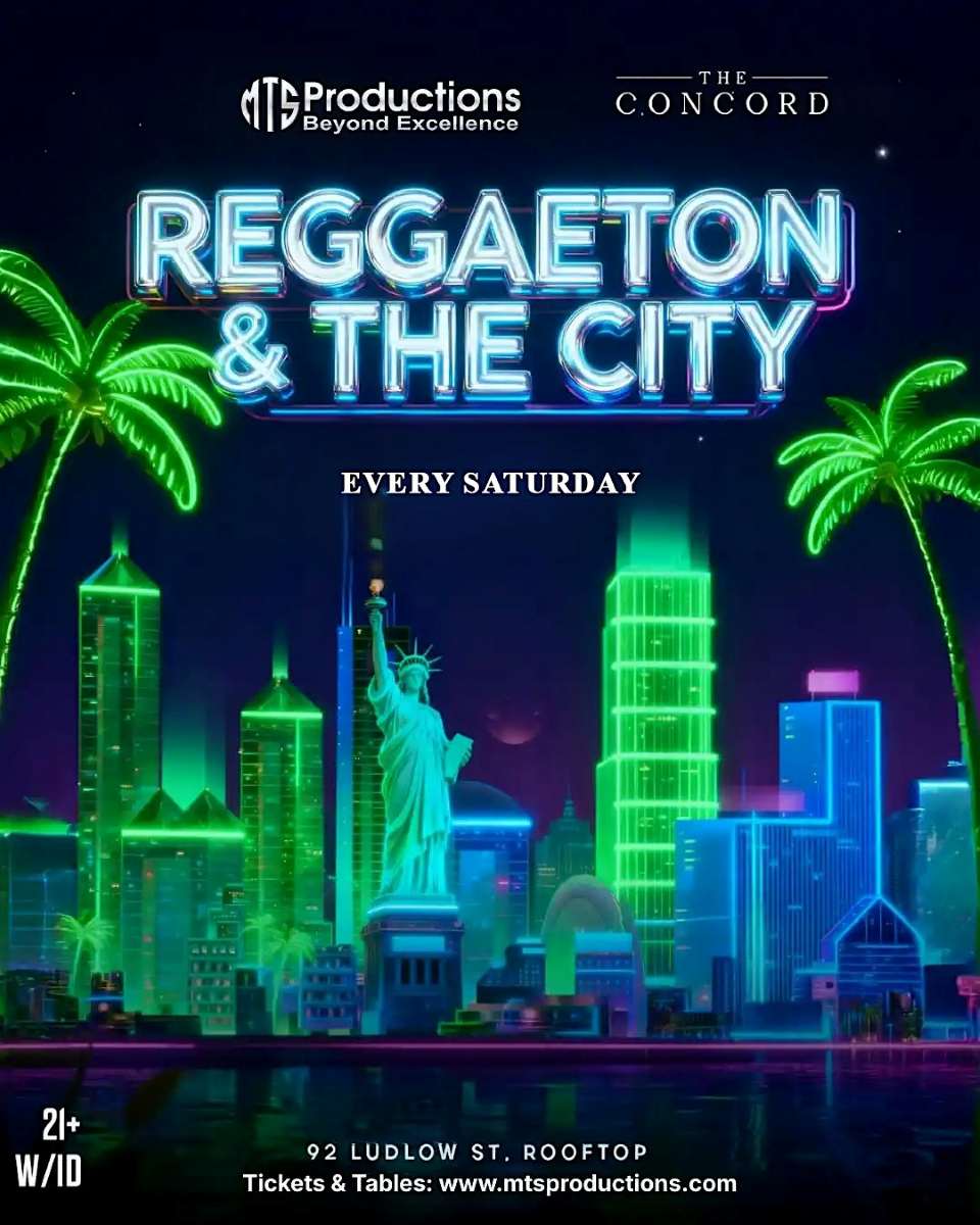 Reggaeton & the City Rooftop Party Saturday – March 21st