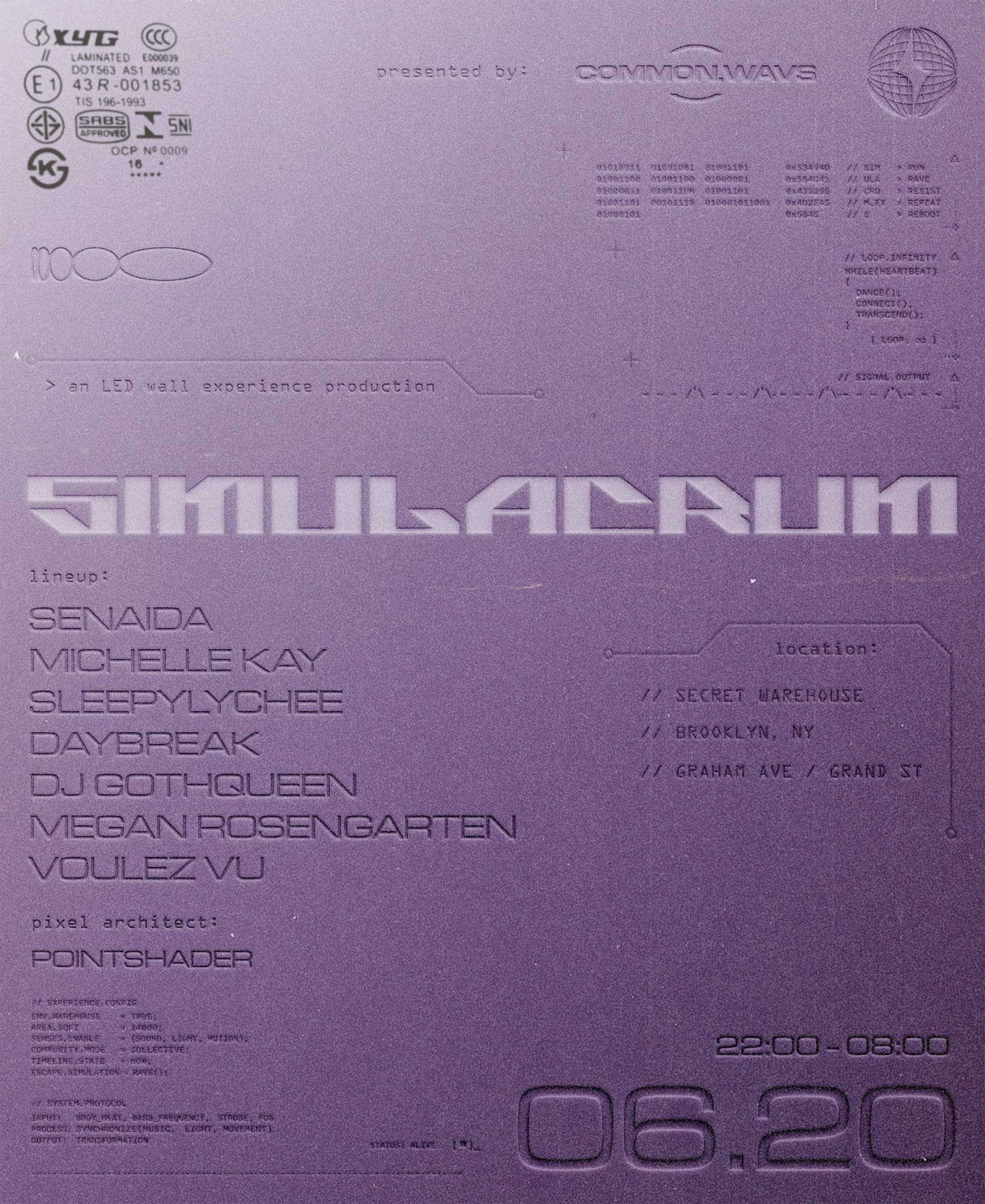 WATF! x CM presents: SIMULACRUM