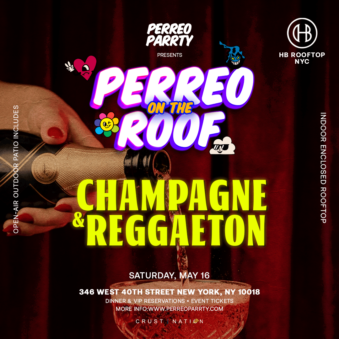 Champagne Reggaeton Party - HB Rooftop Skyline Views Midtown NYC