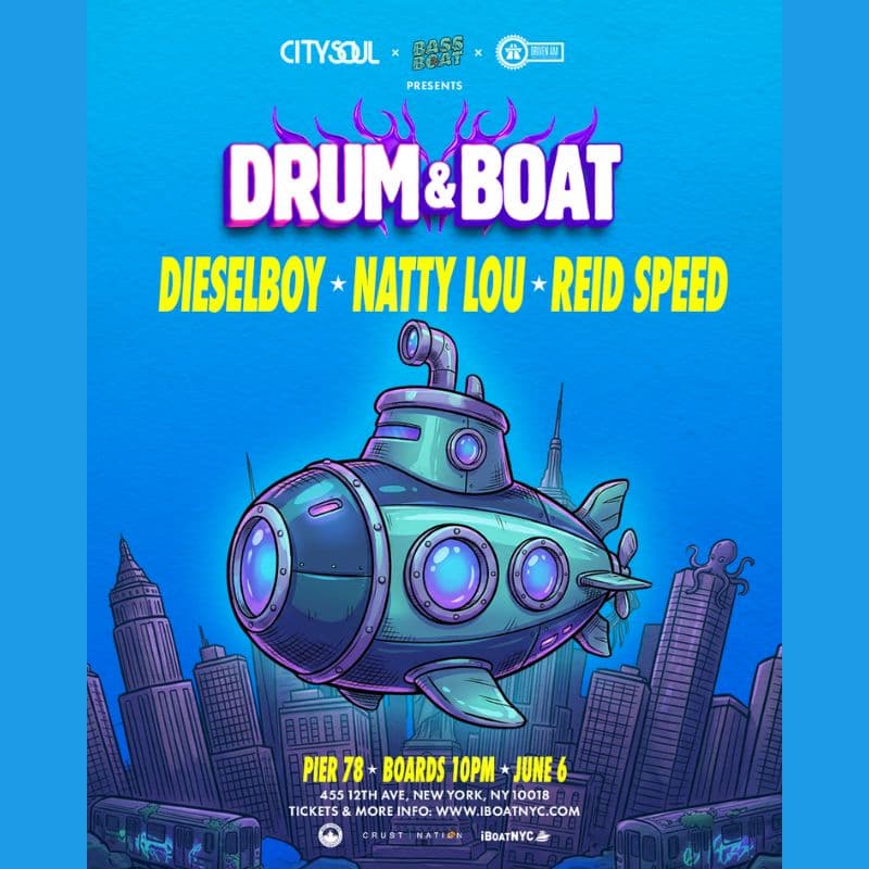 Joonbug Presents: iBoatNYC - Dieselboy, NATTY LOU, REID SPEED