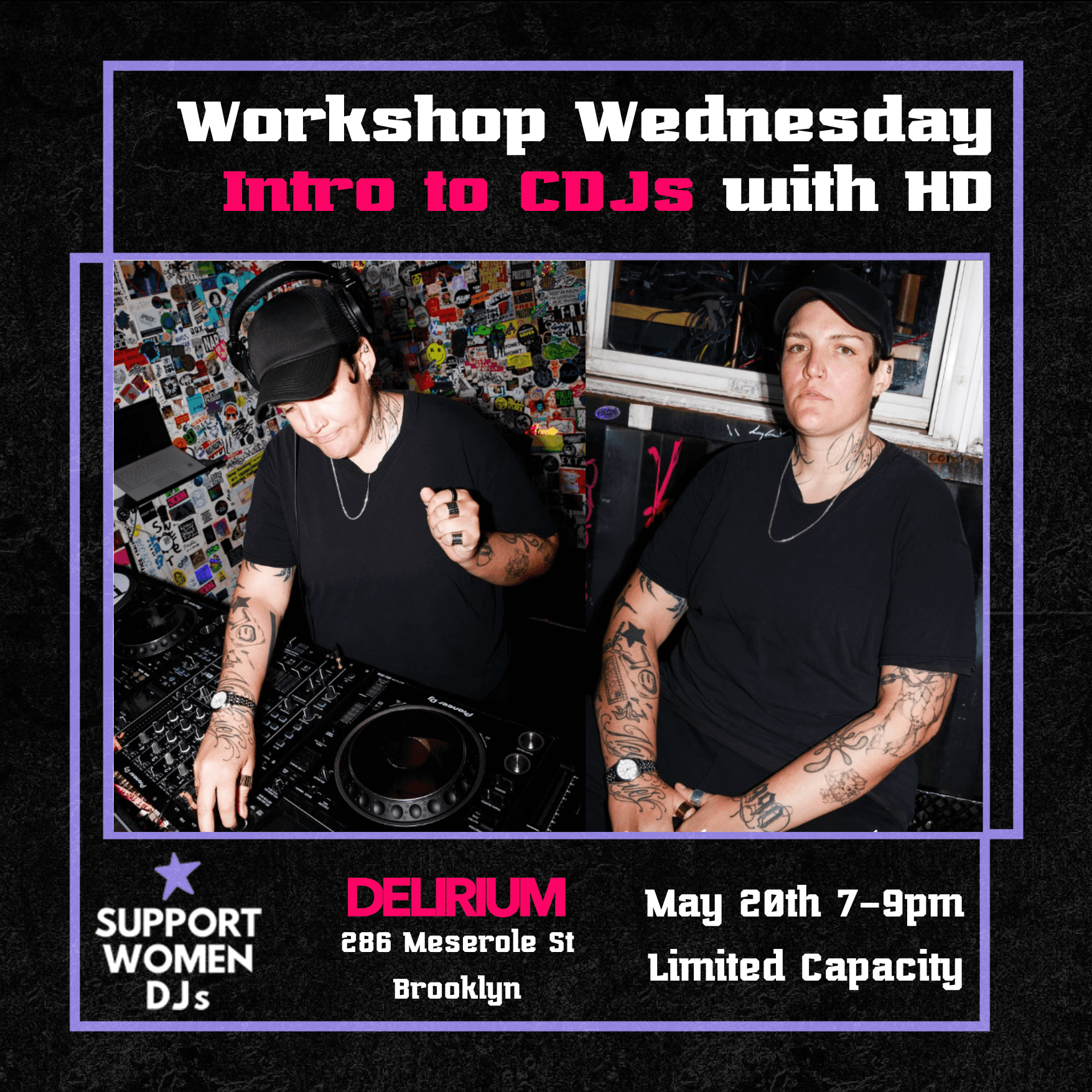 Intro to CDJs Workshop with HD