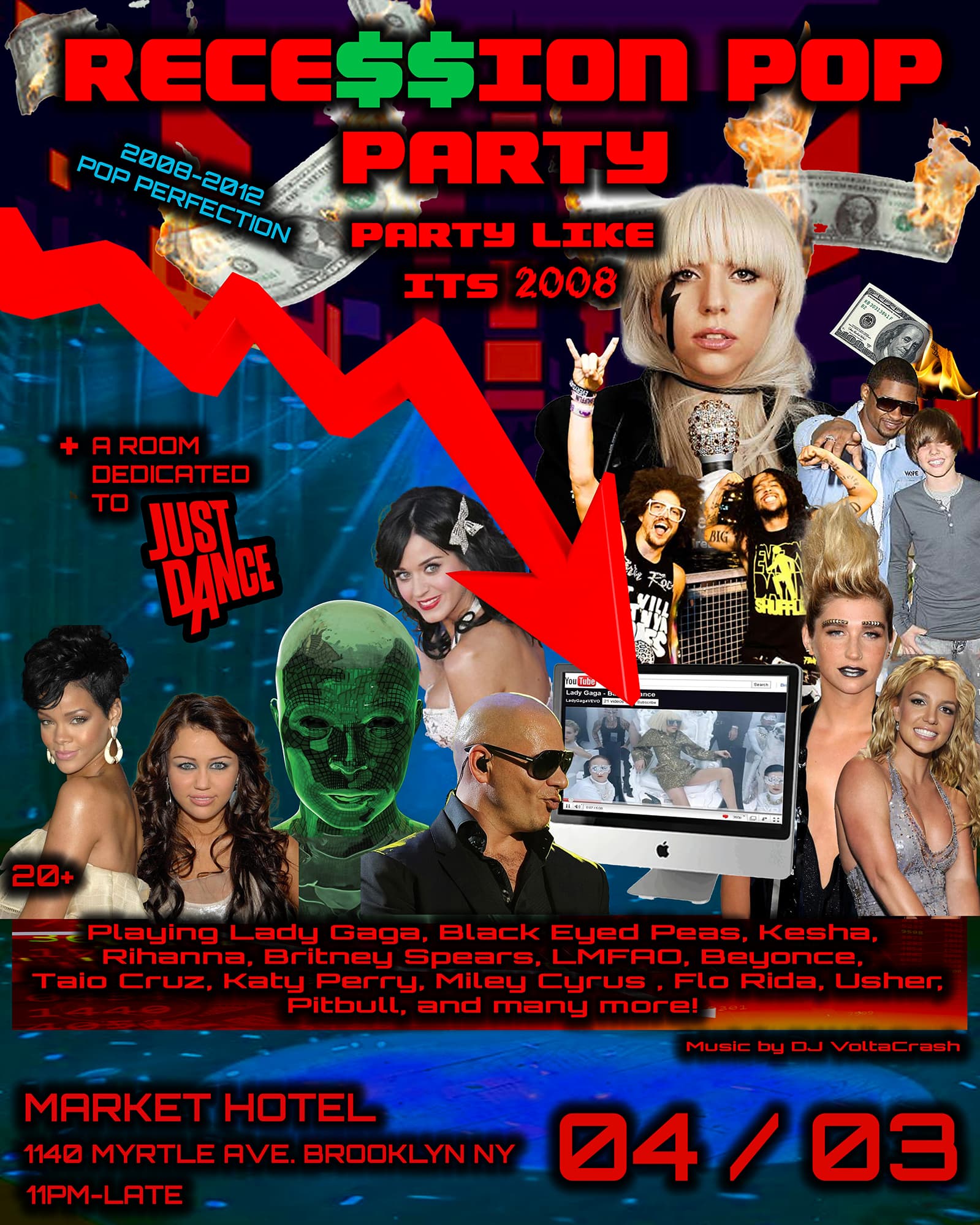 THE RECESSION POP PARTY: PARTY LIKE IT'S 2008