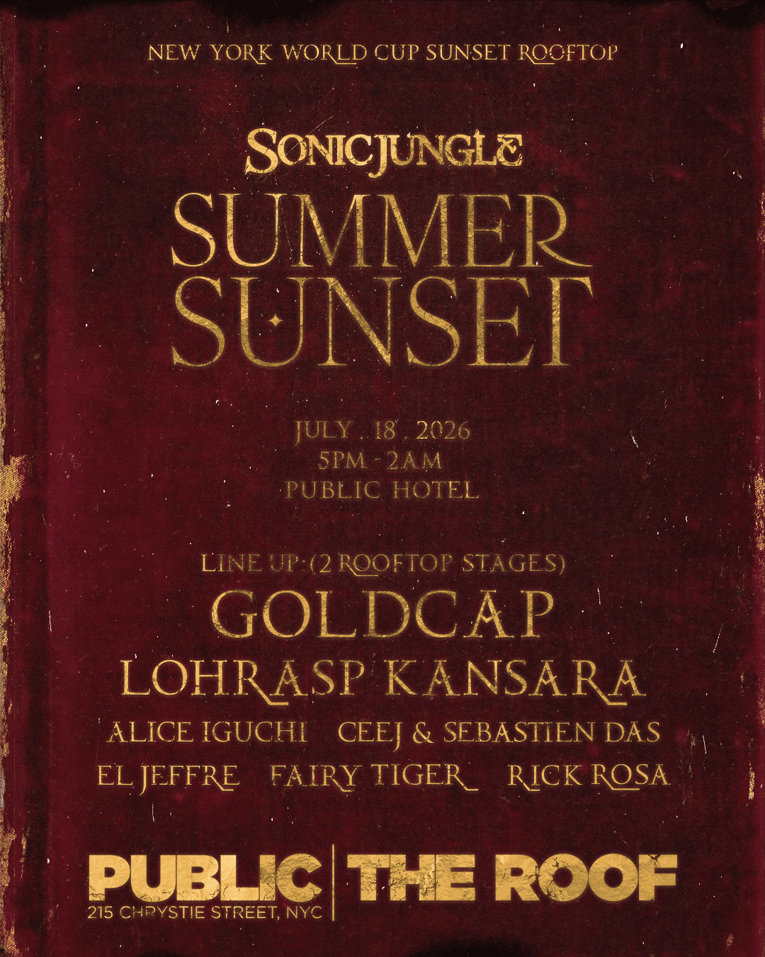 Summer Sunsets with Goldcap & Lohrasp Kansara