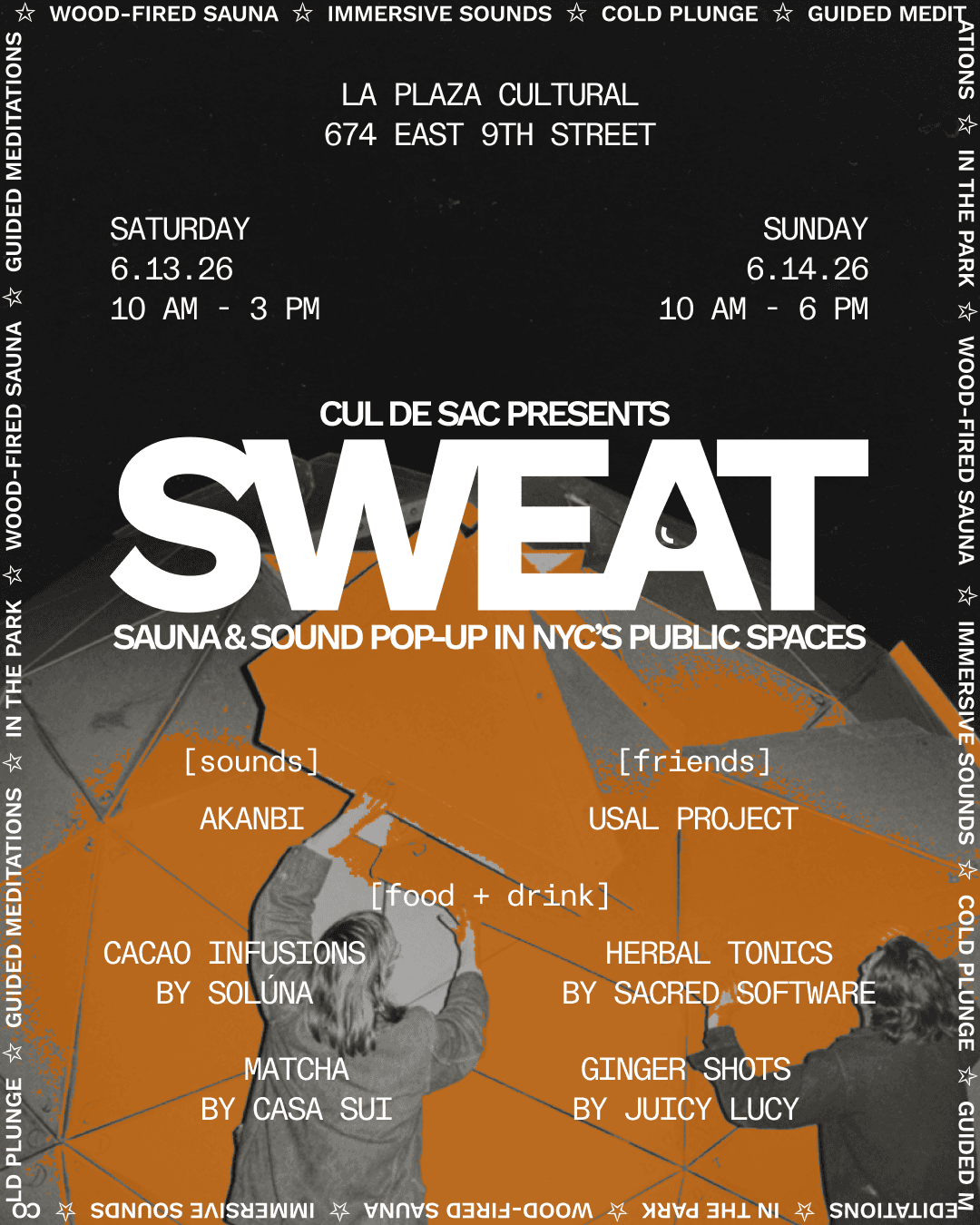 SWEAT #09: A Sauna & Sound Pop Up