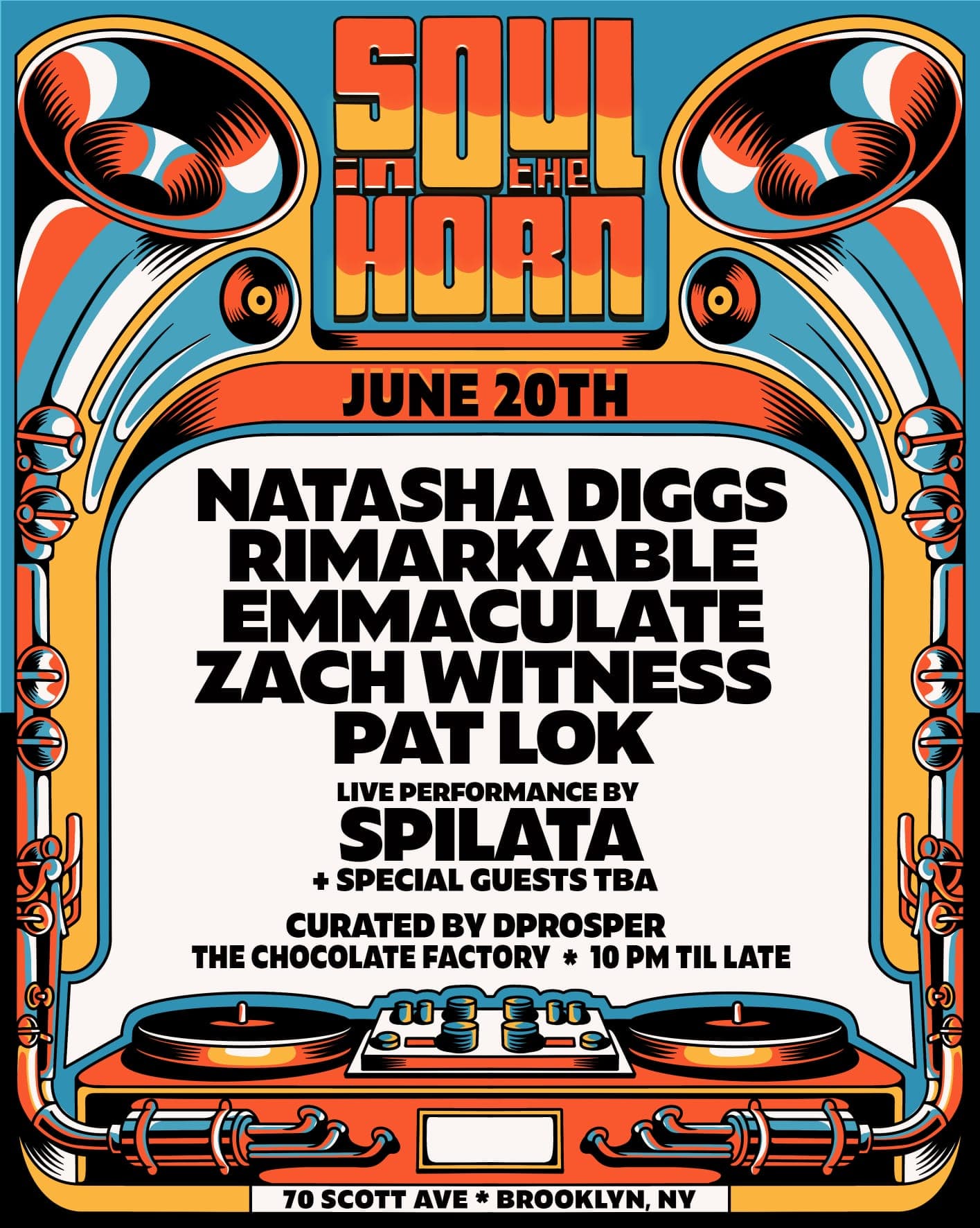 Soul In The Horn ft Natasha Diggs & Friends - June 20