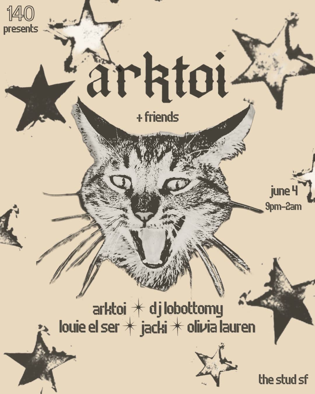 140 presents: arktoi & friends