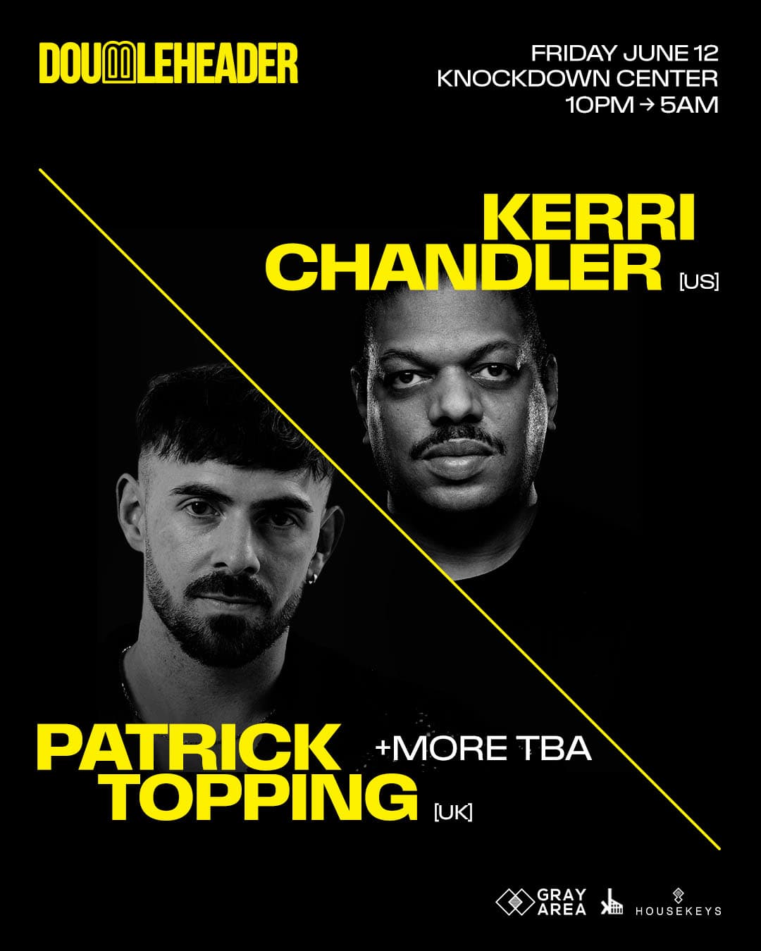DOUBLEHEADER: Kerri Chandler x Patrick Topping