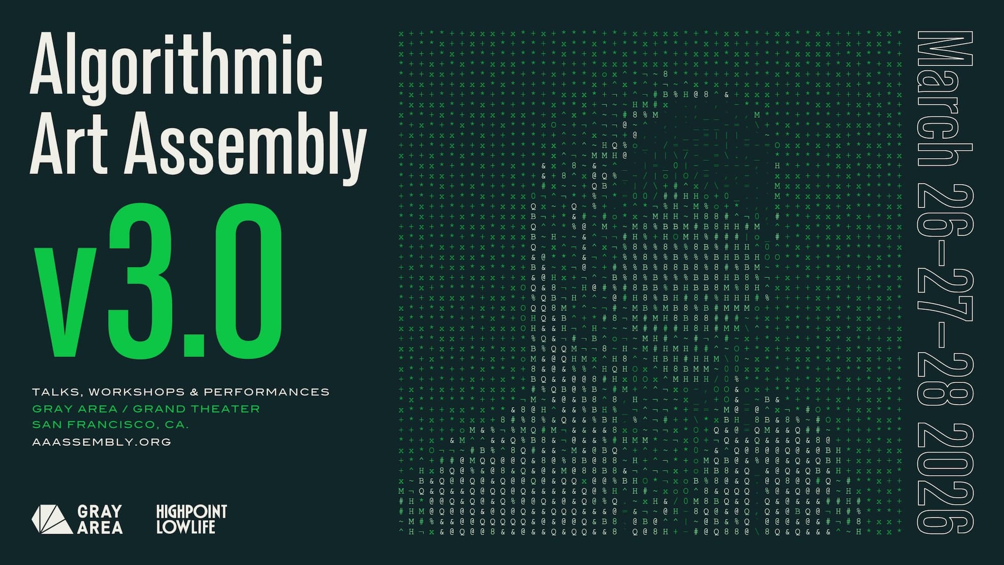 Algorithmic Art Assembly v3.0 – Saturday