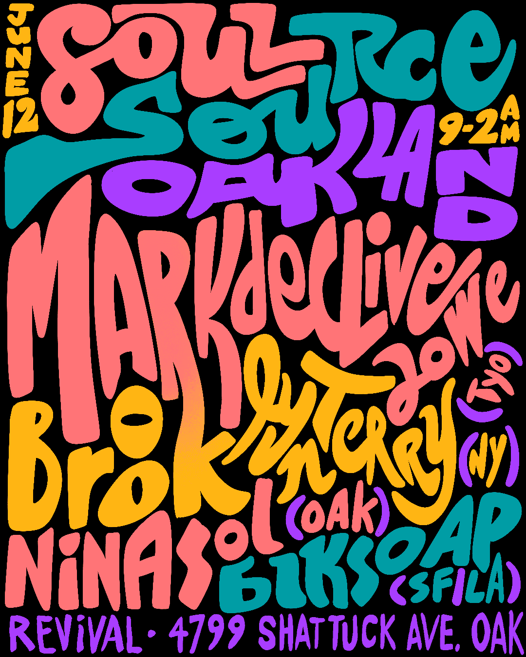 Soul Source with Mark de Clive Lowe, Brooklyn Terry, nina sol blksoap