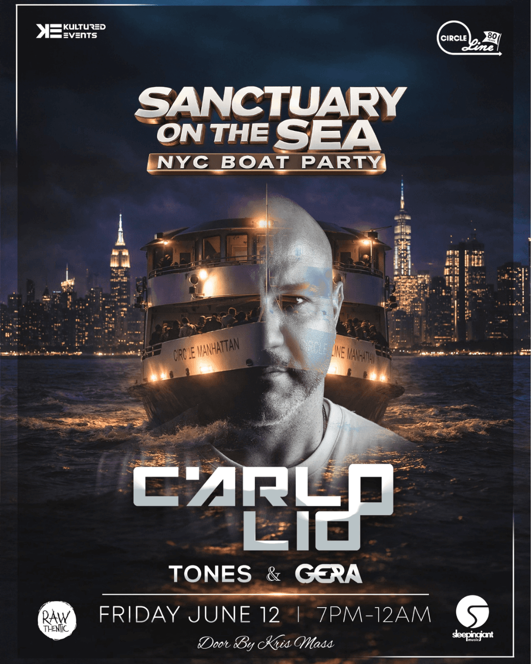 Sanctuary NYC Boat Party & Afterparty with Carlo Lio & Friends