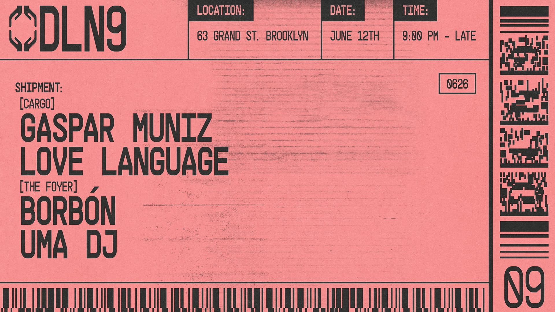 Gaspar Muniz, Love Language, Borbón, UMA DJ - Dead Letter No.9