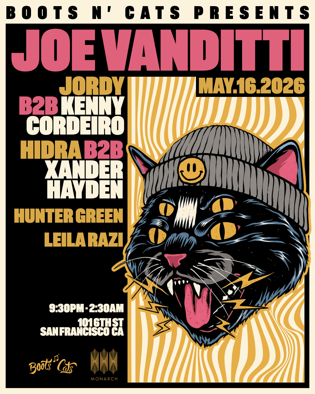 Boots N' Cats presents Joe Vanditti