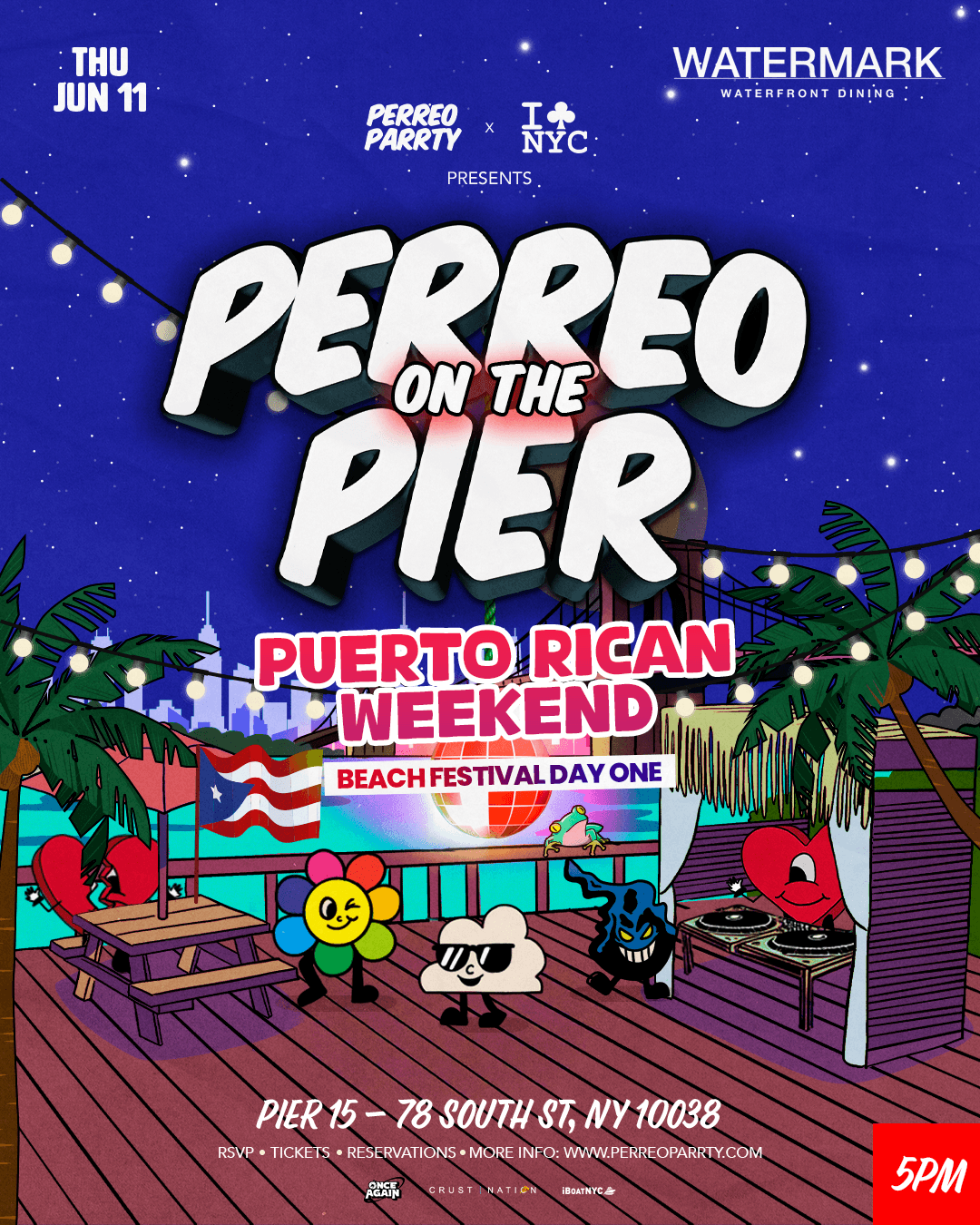 PUERTO RICAN FESTIVAL at PERREO ON THE PIER - REGGAETON PARTY