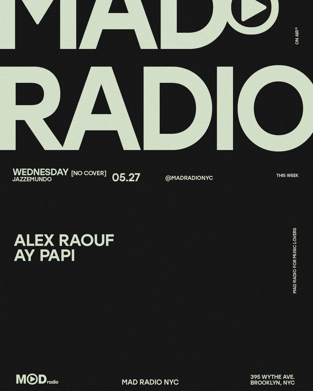 JAZZEMUNDO: Alex Raouf, AY PAPI