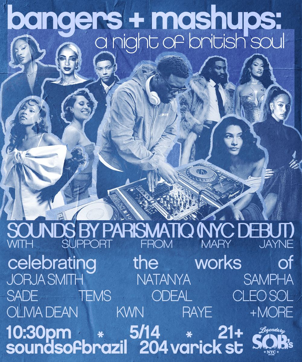 Bangers & Mashups: A Night of British Soul with PARISMATIQ