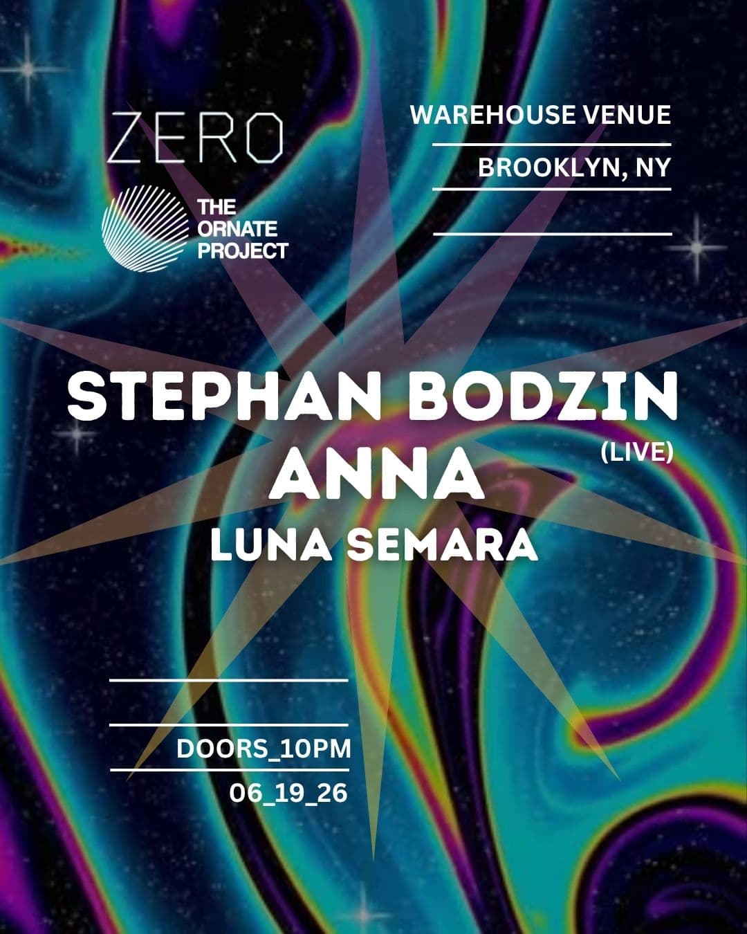Stephan Bodzin (live), ANNA, Luna Semara