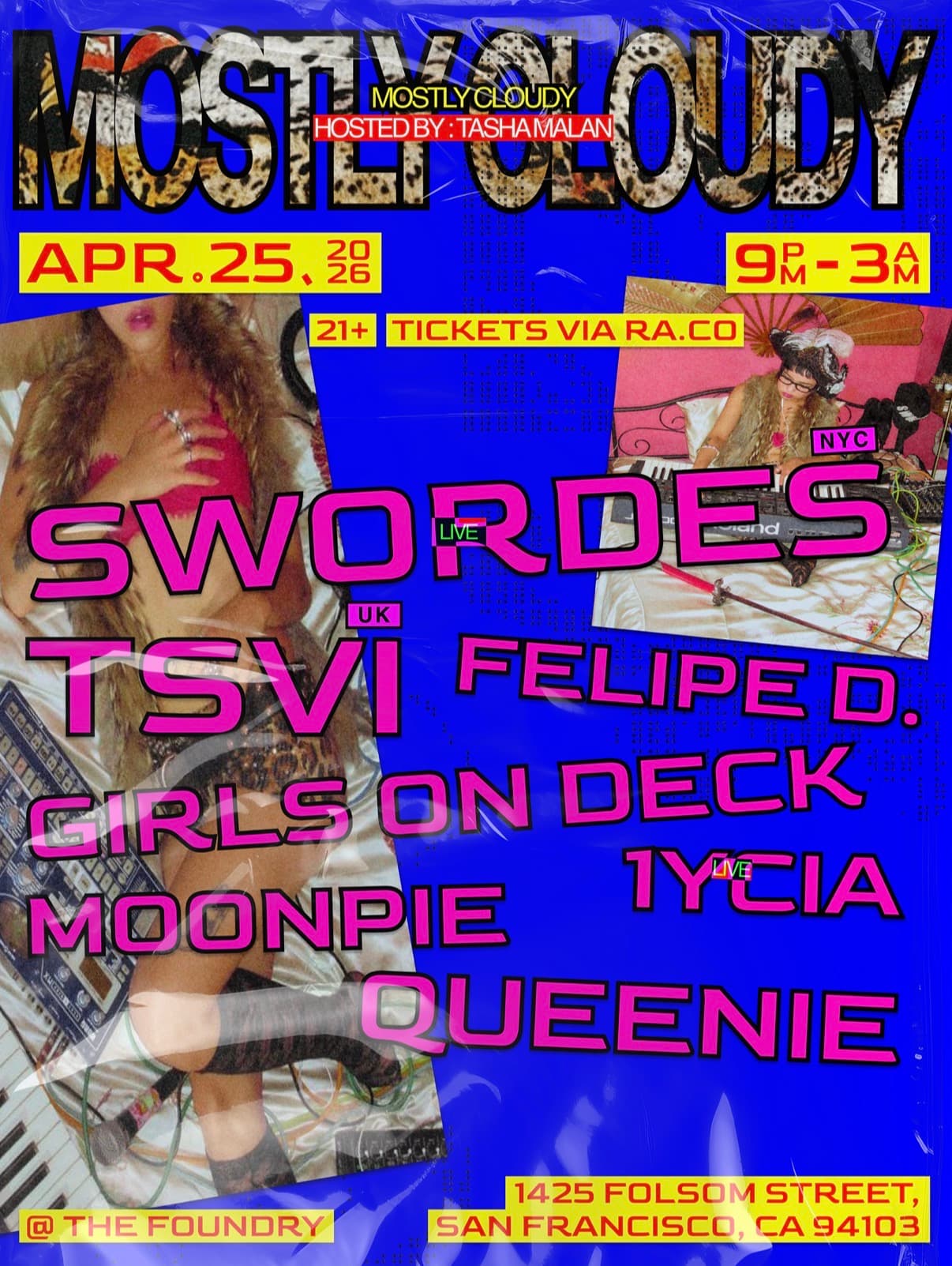 Mostly Cloudy: Swordes (Live) with Special Guest TSVI