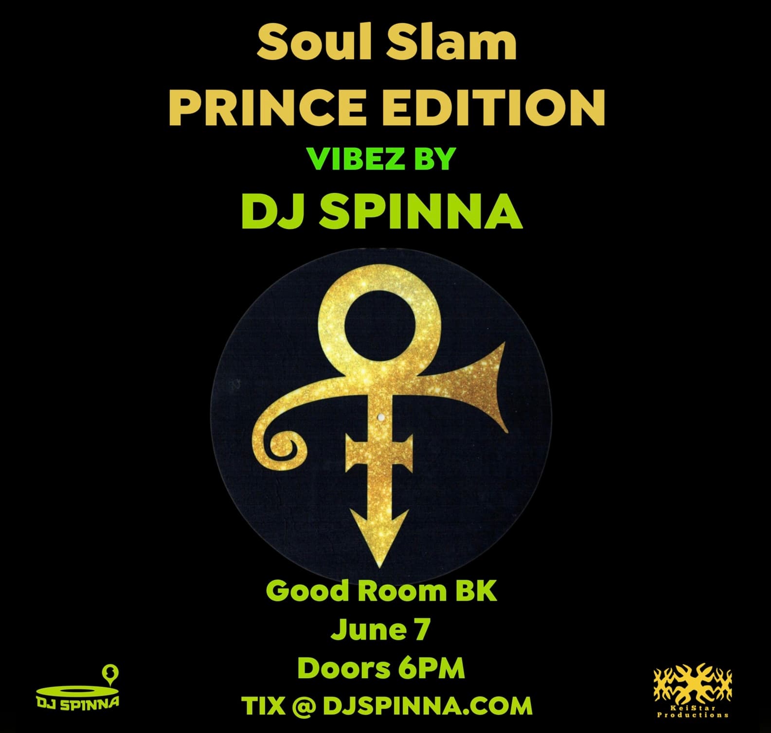 PRINCE Annual Music Tribute - Soul Slam with DJ SPINNA