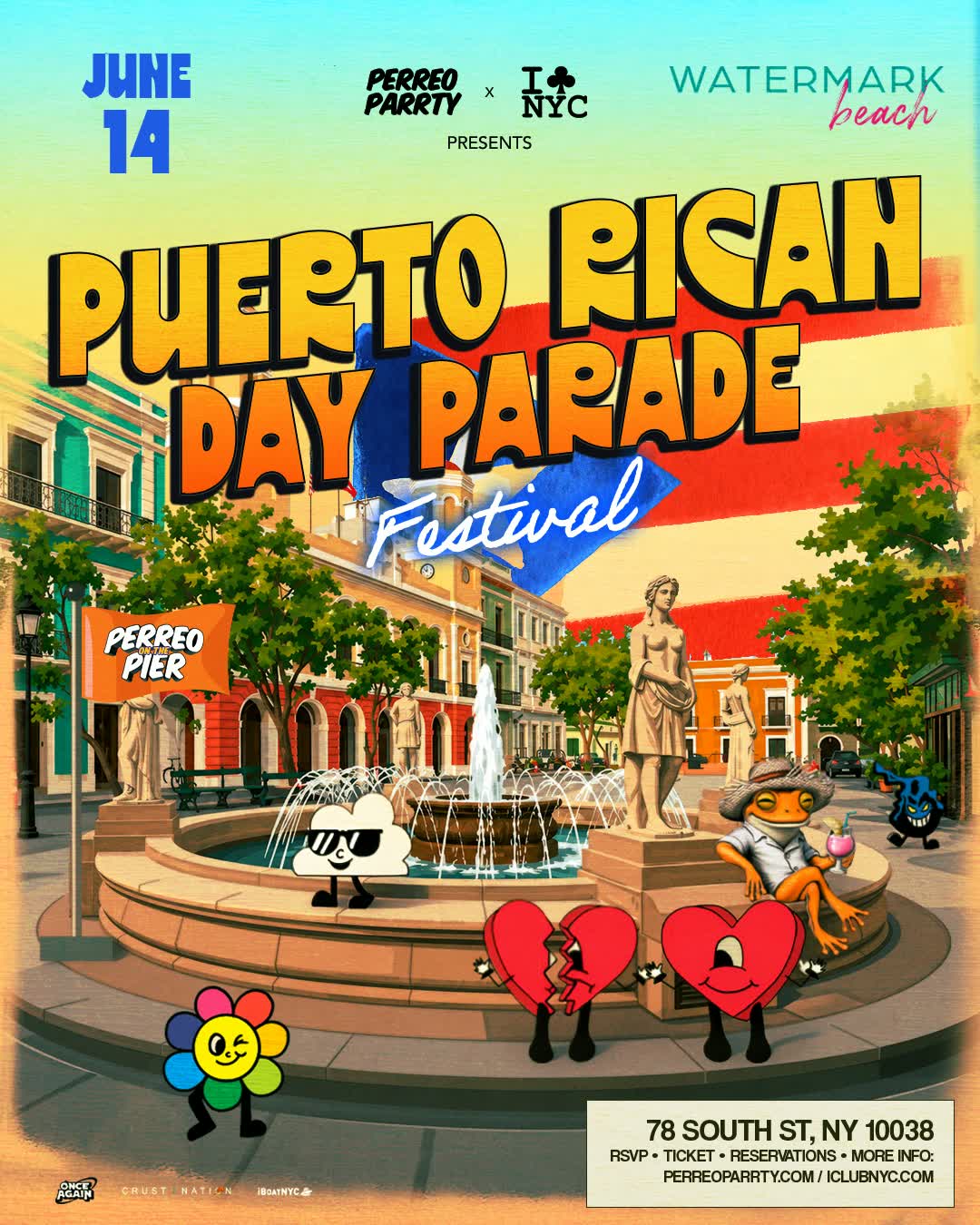 Puerto Rican Parade After Party Festival Beach NYC
