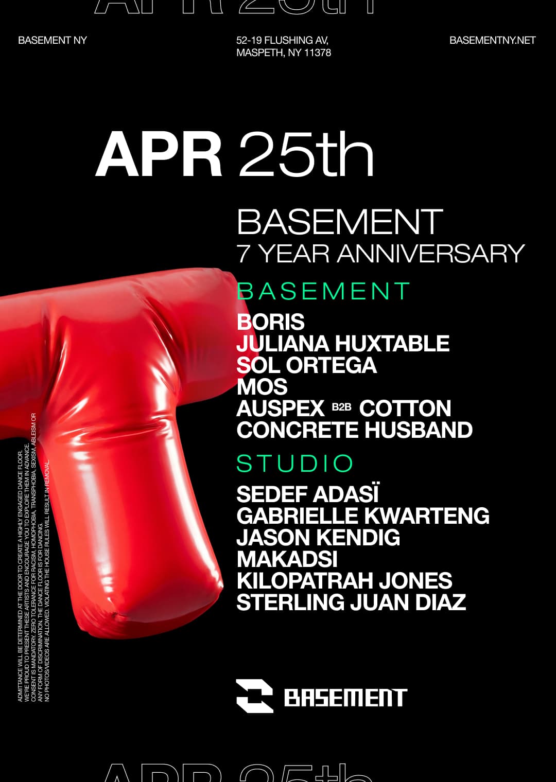 BASEMENT 7 Year Anniversary