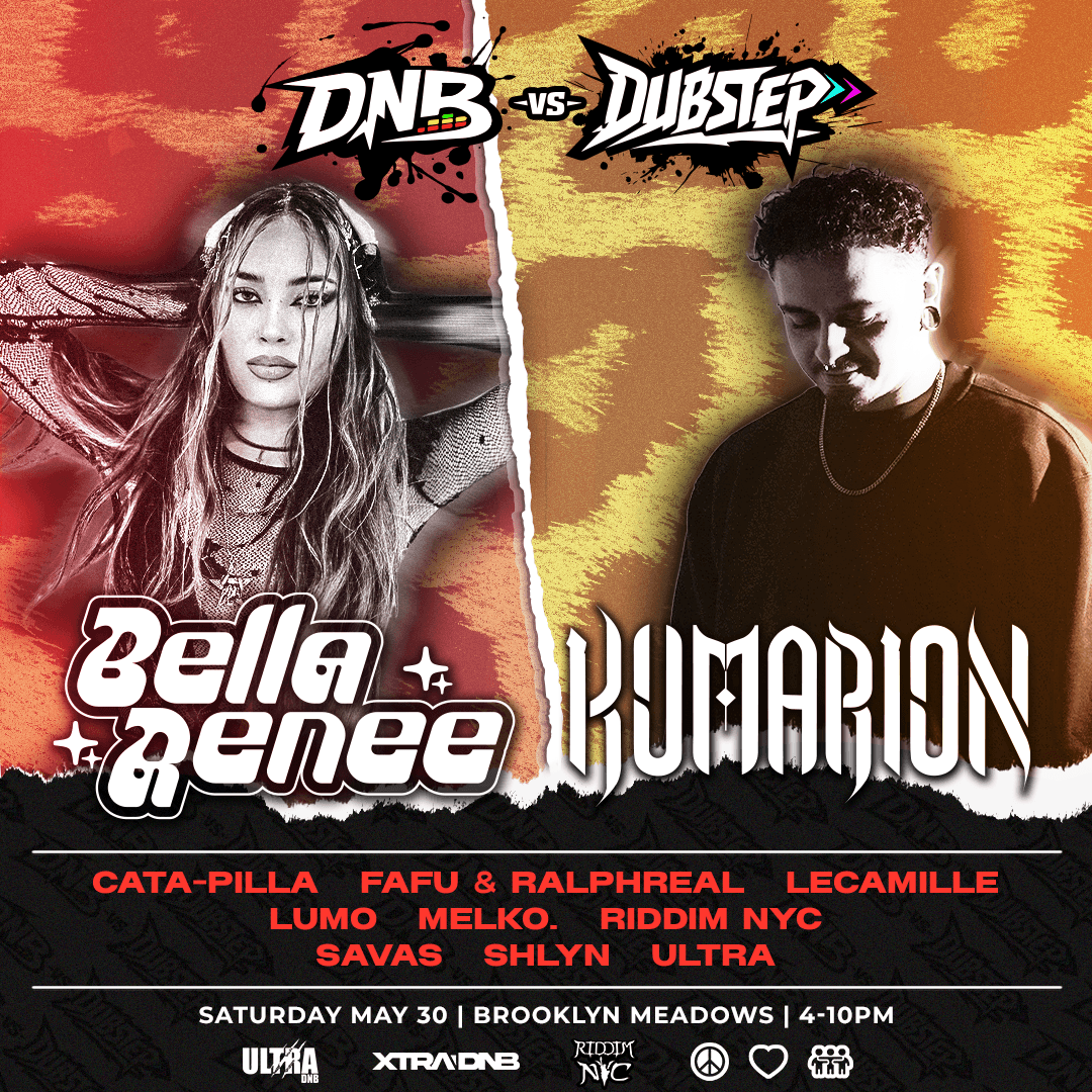 NYC'S Biggest Drum and Bass & Dubstep Day Party - BELLA RENEE X KUMARION