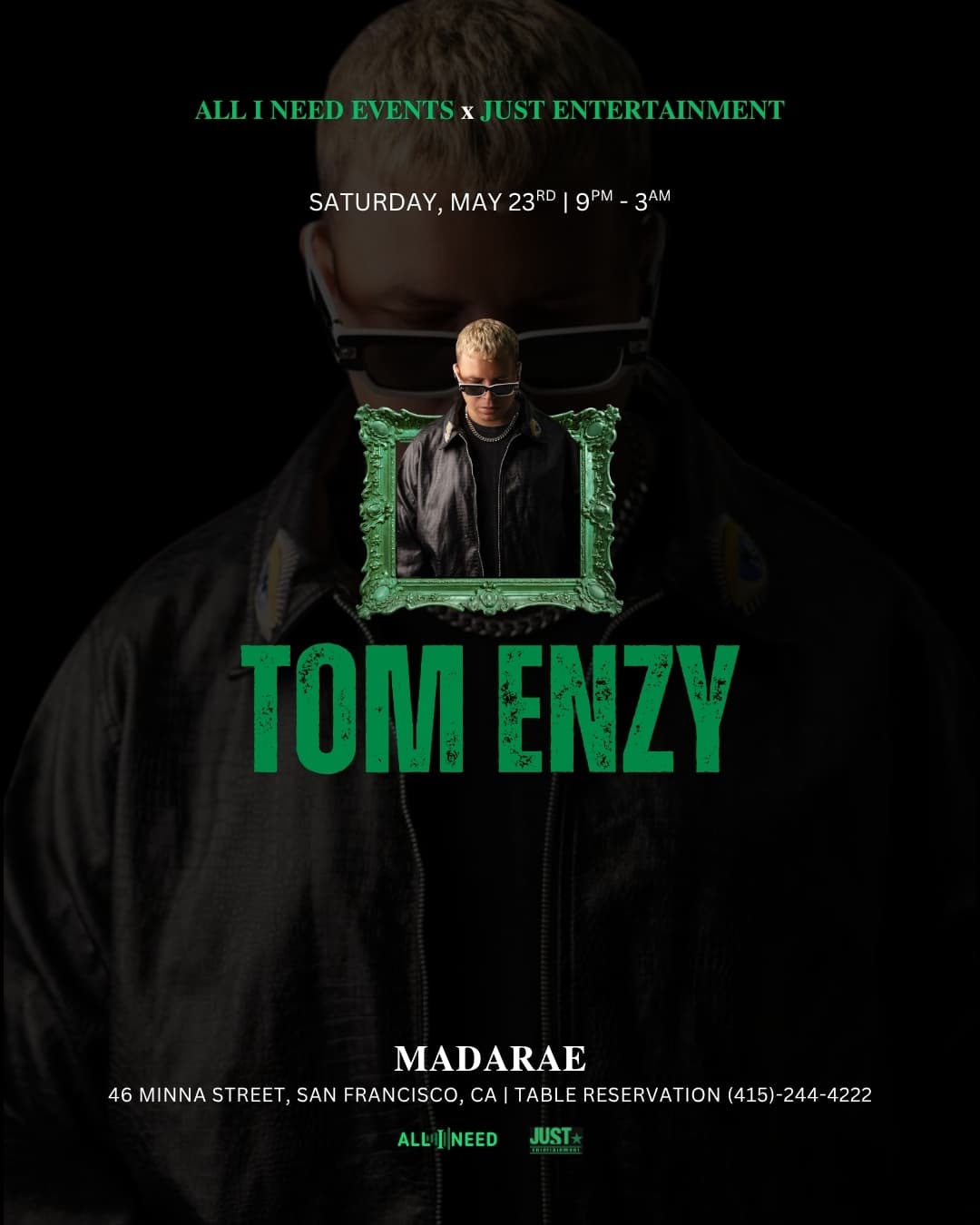 Tom Enzy (Afro House, Latin House & Brazilian Funk) at MadaRae