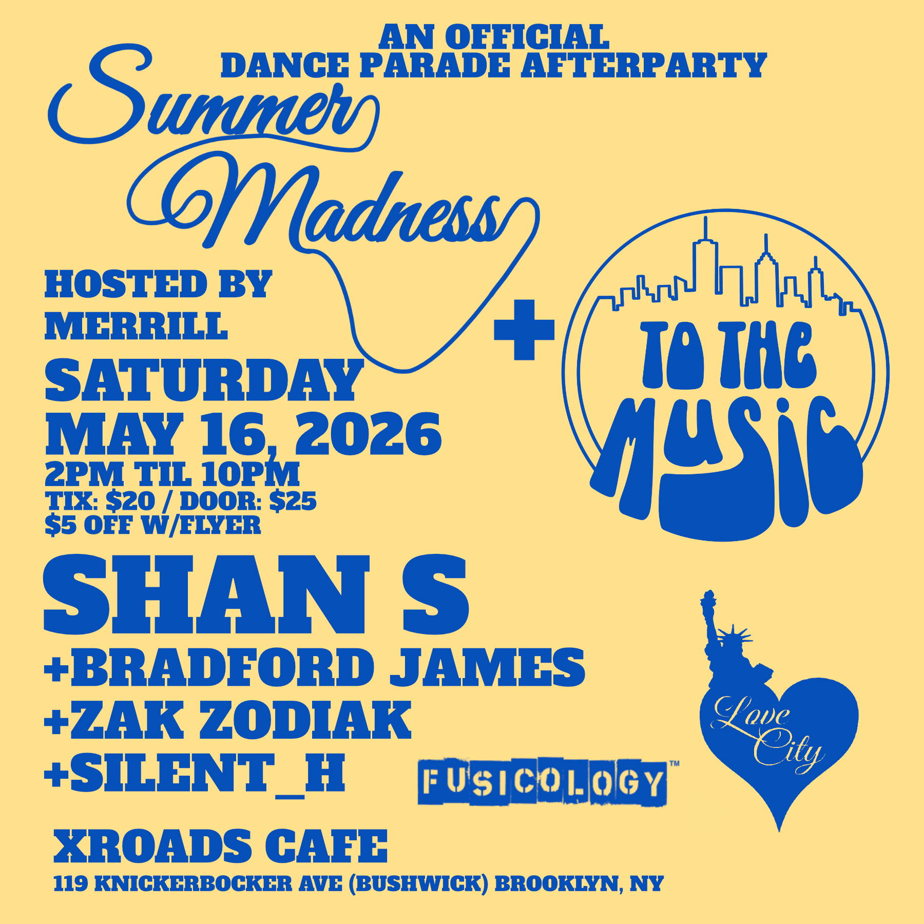 Summer Madness Dance Parade Afterparty