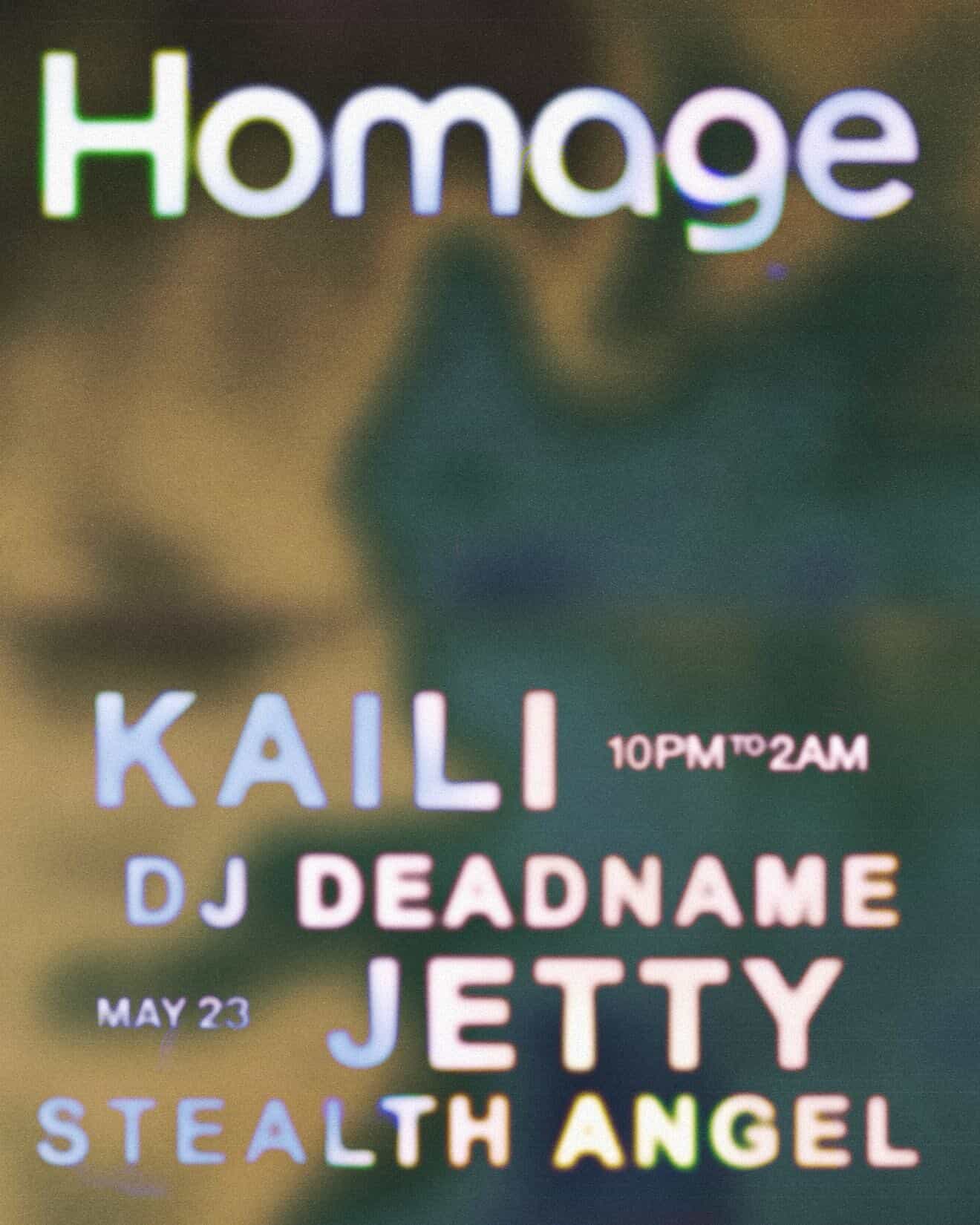Kaili \ DJ DEADNAME \ Jetty \ Stealth Angel