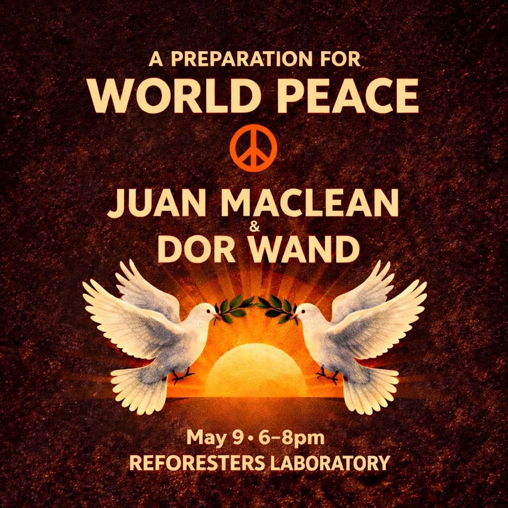 A Preparation For World Peace w/ Juan Maclean and Dor Wand