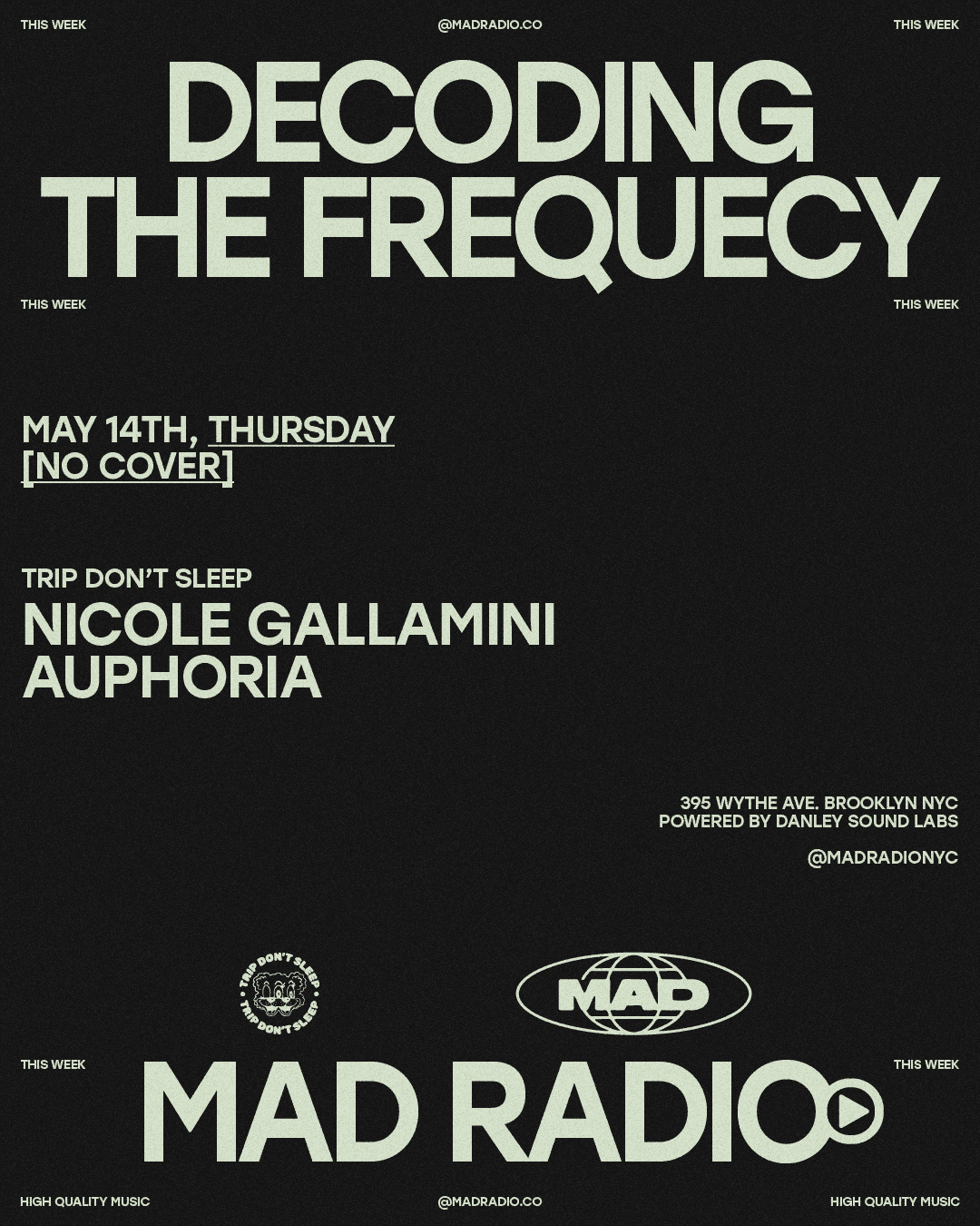 TRIP DON'T SLEEP: Nicole Gallamini, Auphoria