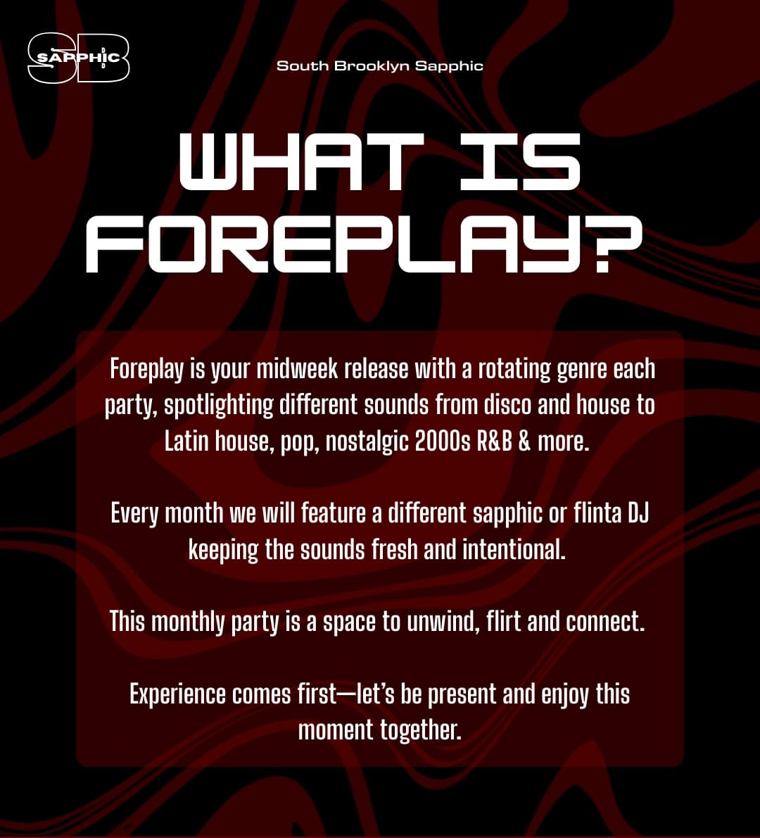 FOREPLAY By South Brooklyn Sapphic