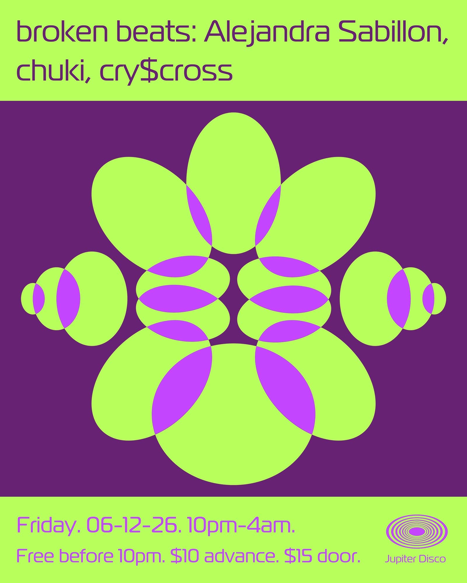 broken beats: Alejandra Sabillon, chuki, cry$cross
