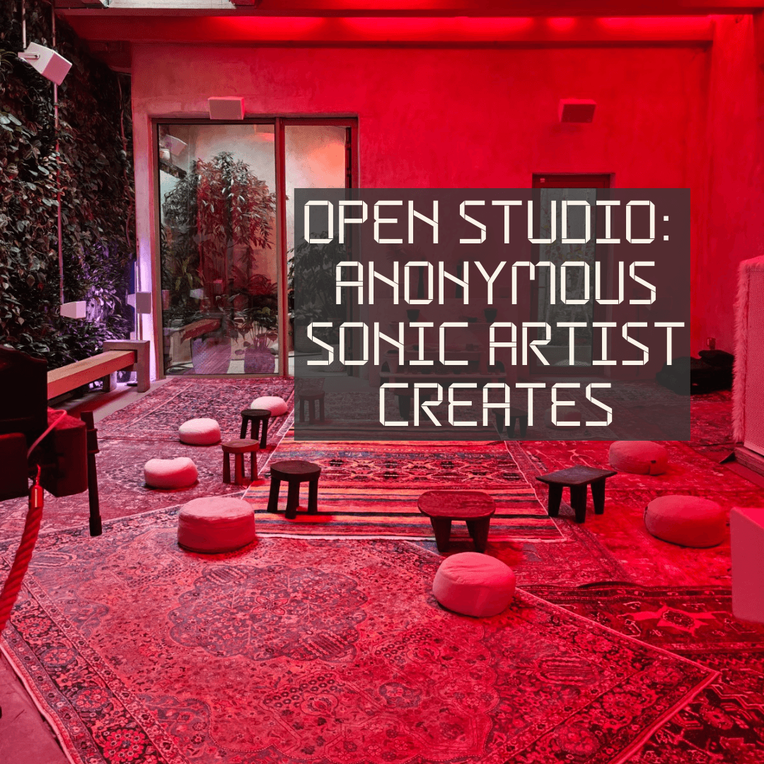 Anonymous Sonic Artist Creates - Open Studio