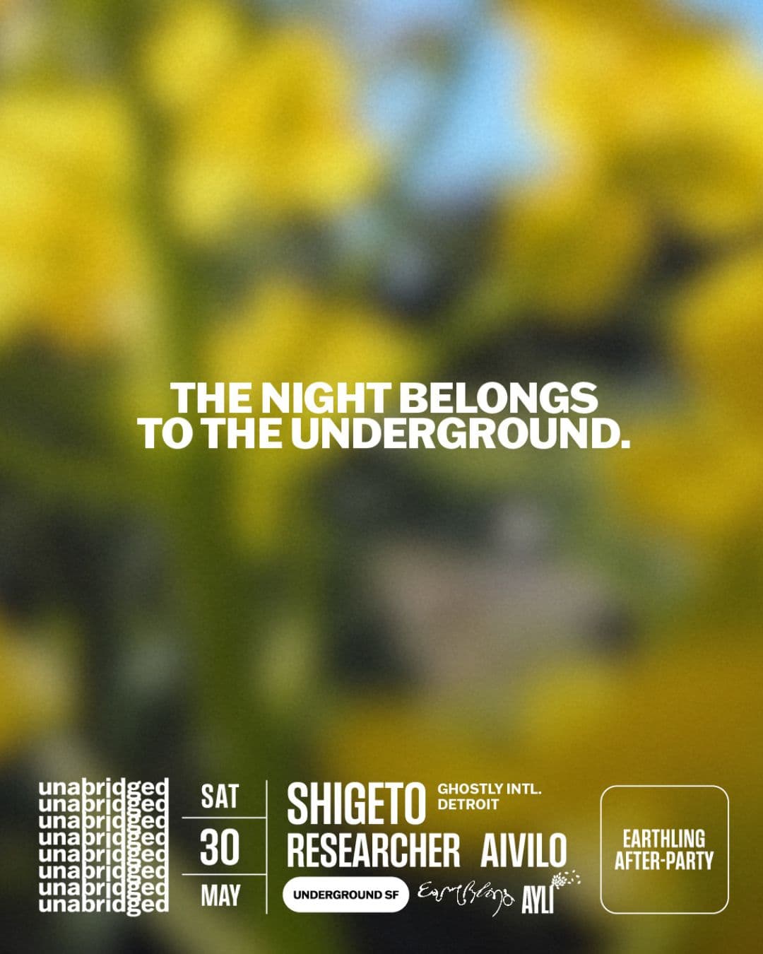 The Night Belongs to the Underground with Shigeto