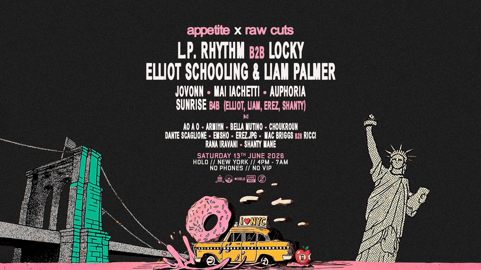 RAW CUTS x Appetite London