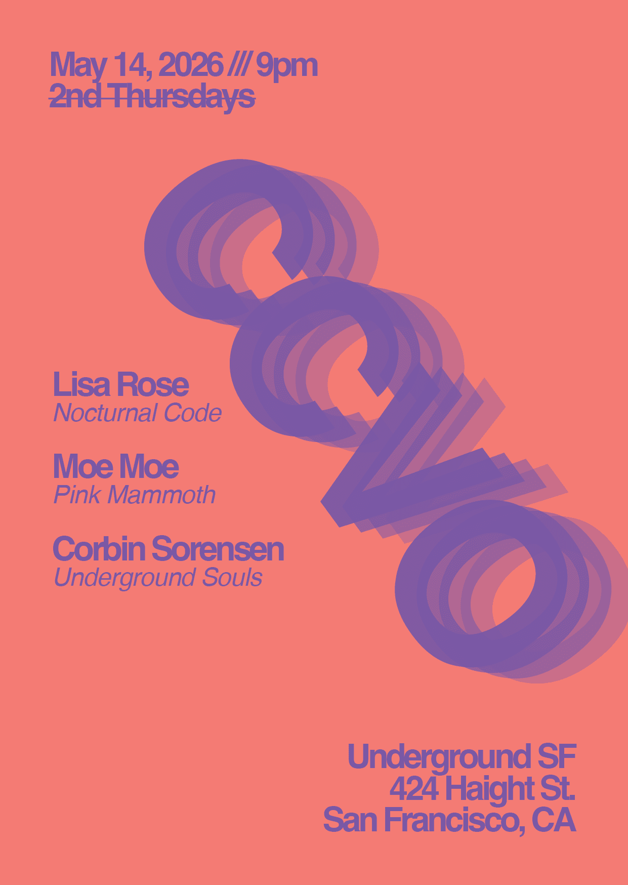 CCVO presents Lisa Rose, Moe Moe, and Corbin Sorensen