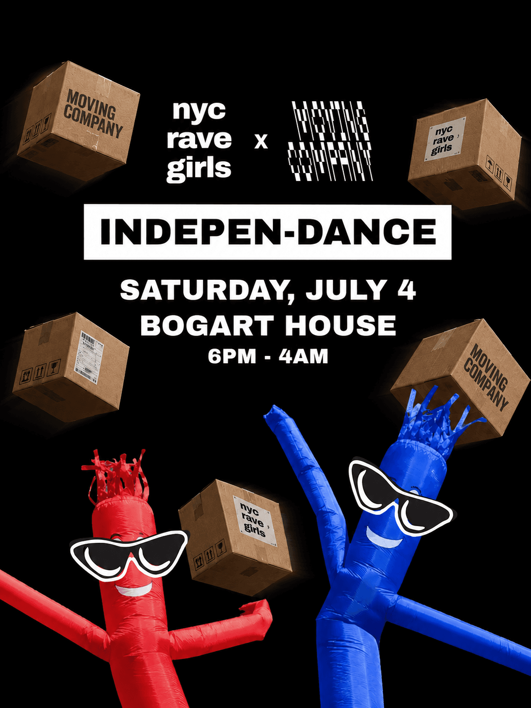 nyc rave girls x Moving Company: INDEPEN-DANCE