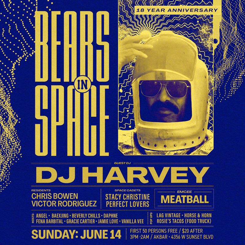 Bears In Space with DJ Harvey
