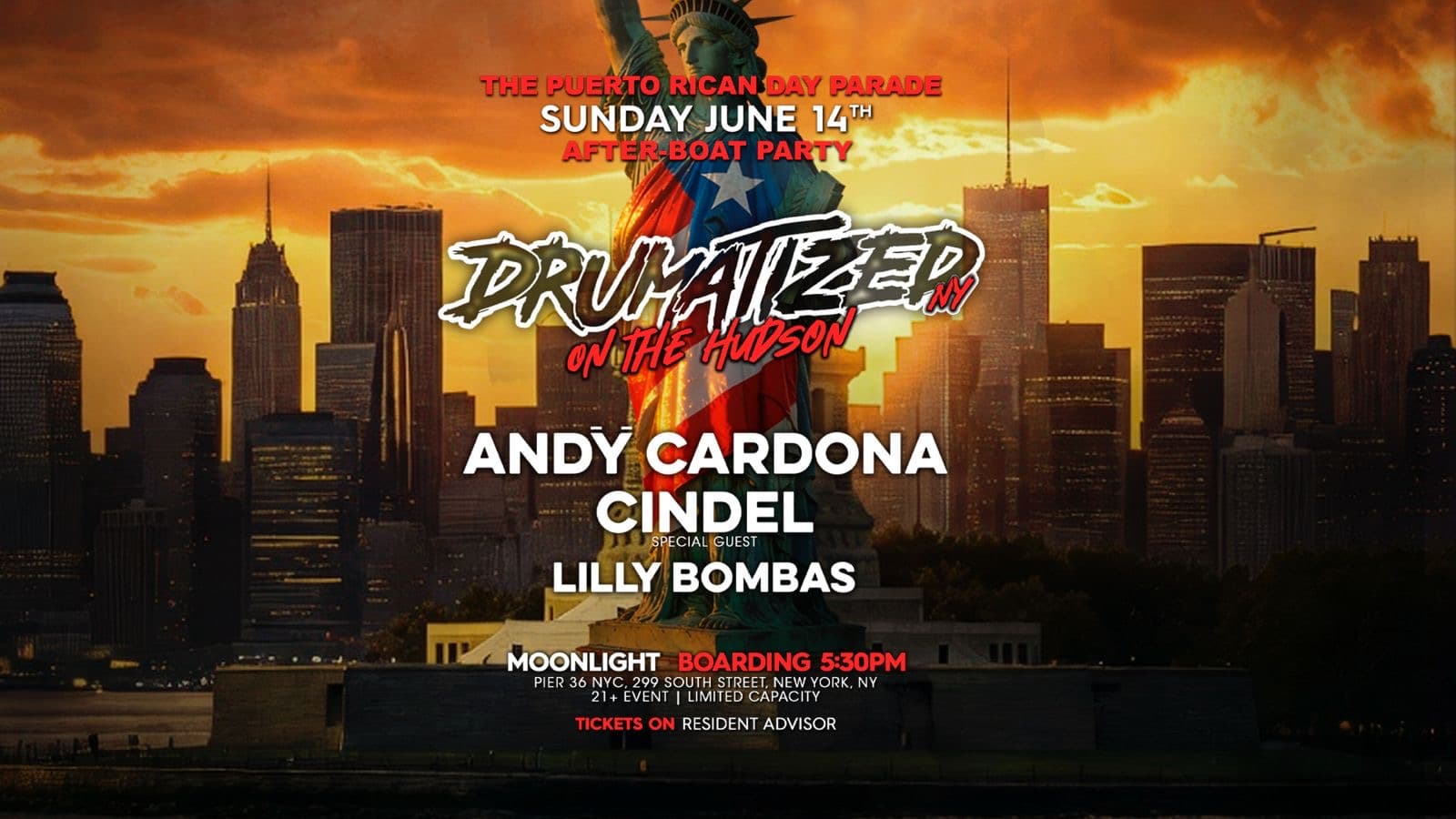 Drumatized On The Hudson: Andÿ Cardona - Cindel - Lilly Bombas