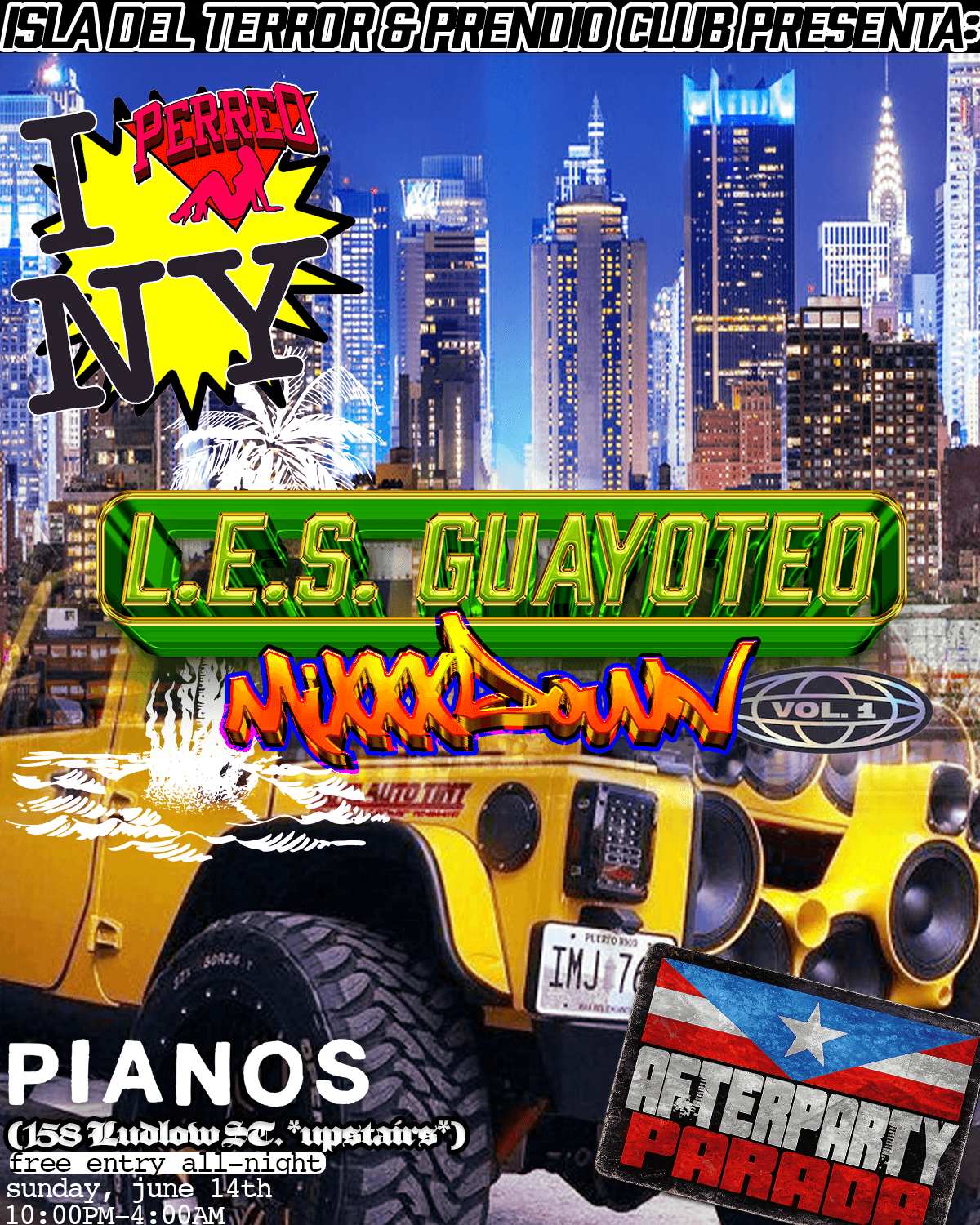 ISLA DEL TERROR & PRENDIO CLUB PRESENTA: L.E.S. GUAYOTEO MIXXXDOWN