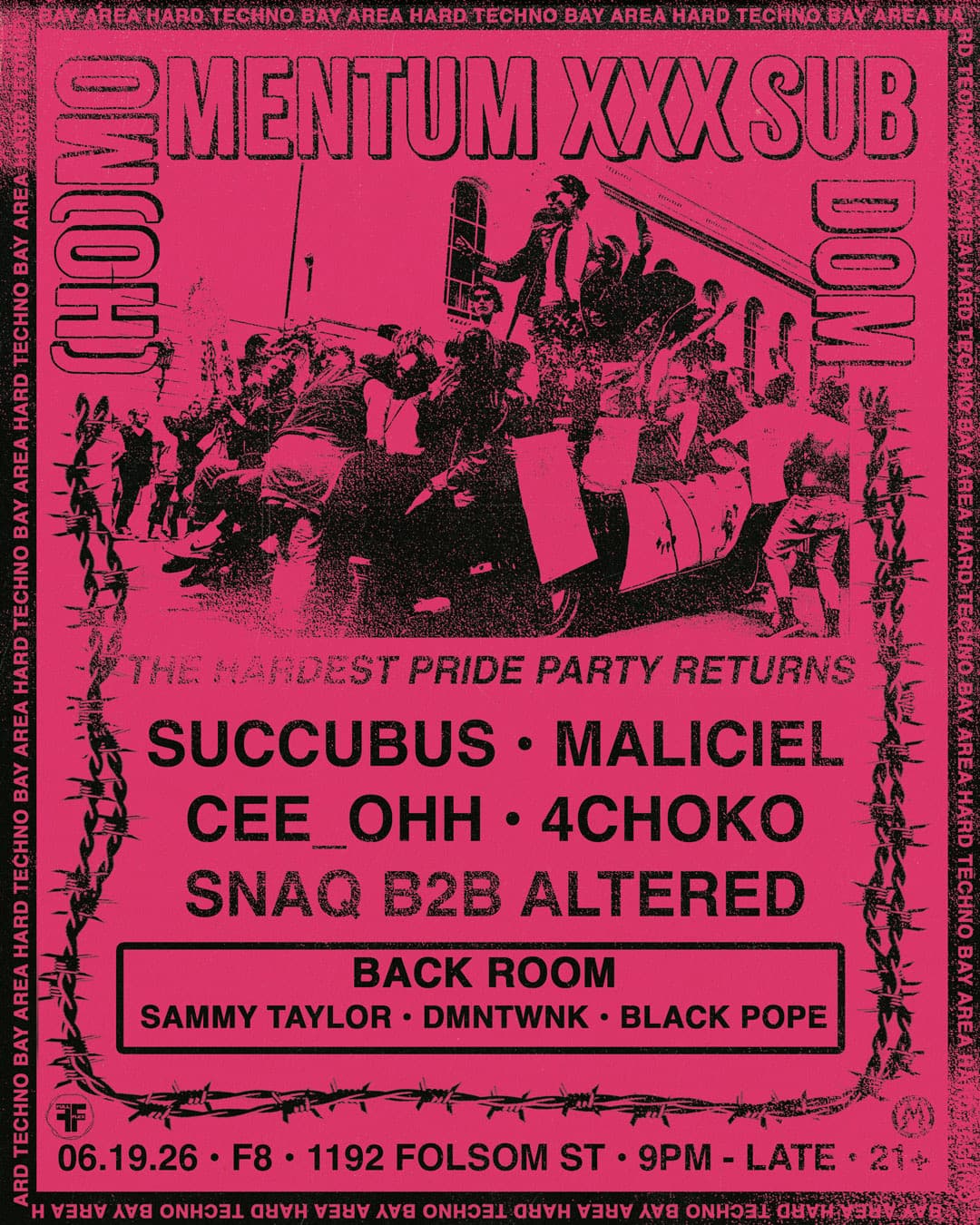 (HO)MOMENTUM XXX SubDom: THE HARDEST PRIDE PARTY