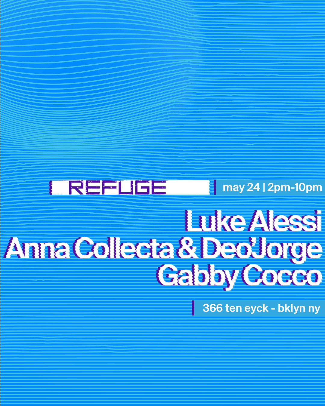 Refuge Outdoors with Luke Alessi + Hot Honey DJs + Gabby Cocco