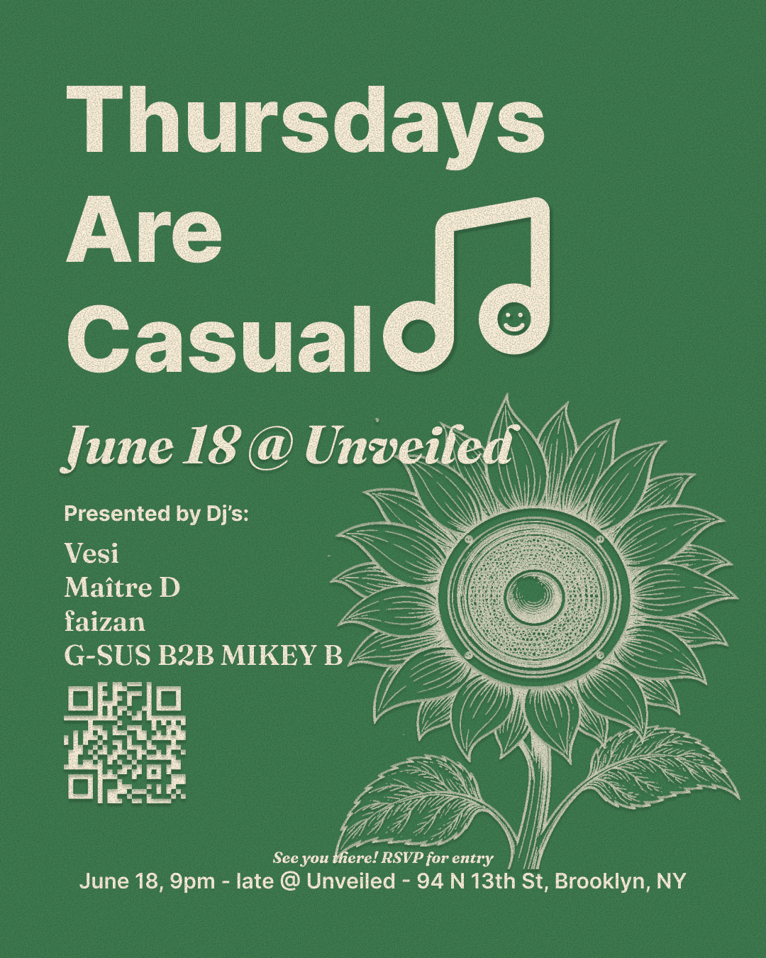 Thursdays are Casual