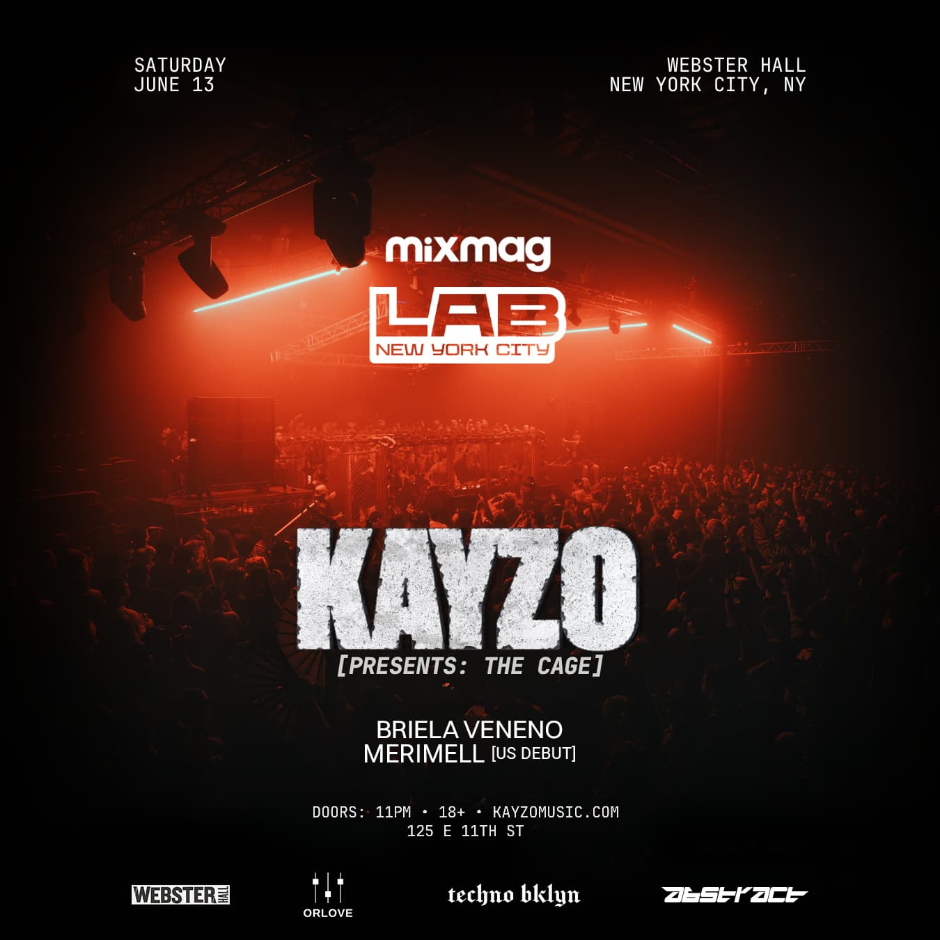 Mixmag LAB NYC feat. Kayzo 'The Cage'
