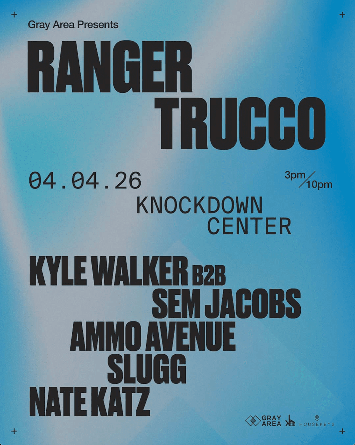 Ranger Trucco & Special Guests by Gray Area