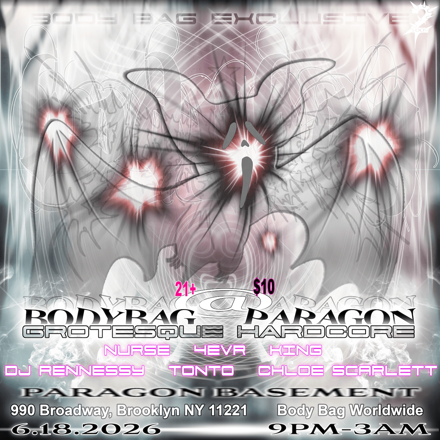 BODY☆BAG presents: BASEMENT TAKEOVER