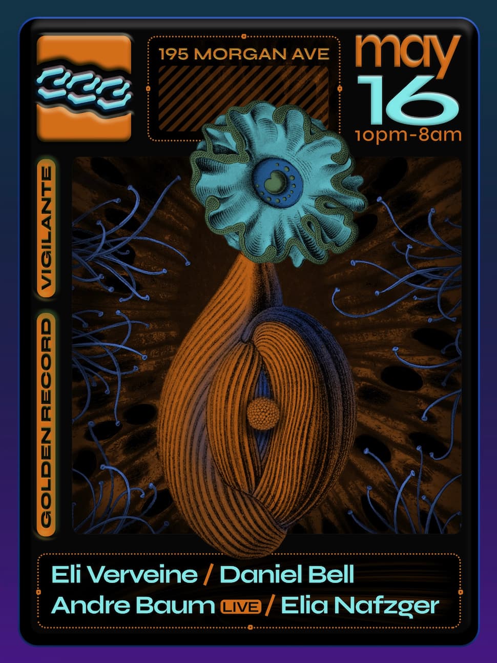 Golden Record NYC x Vigilante: Eli Verveine, Daniel Bell, André Baum LIVE