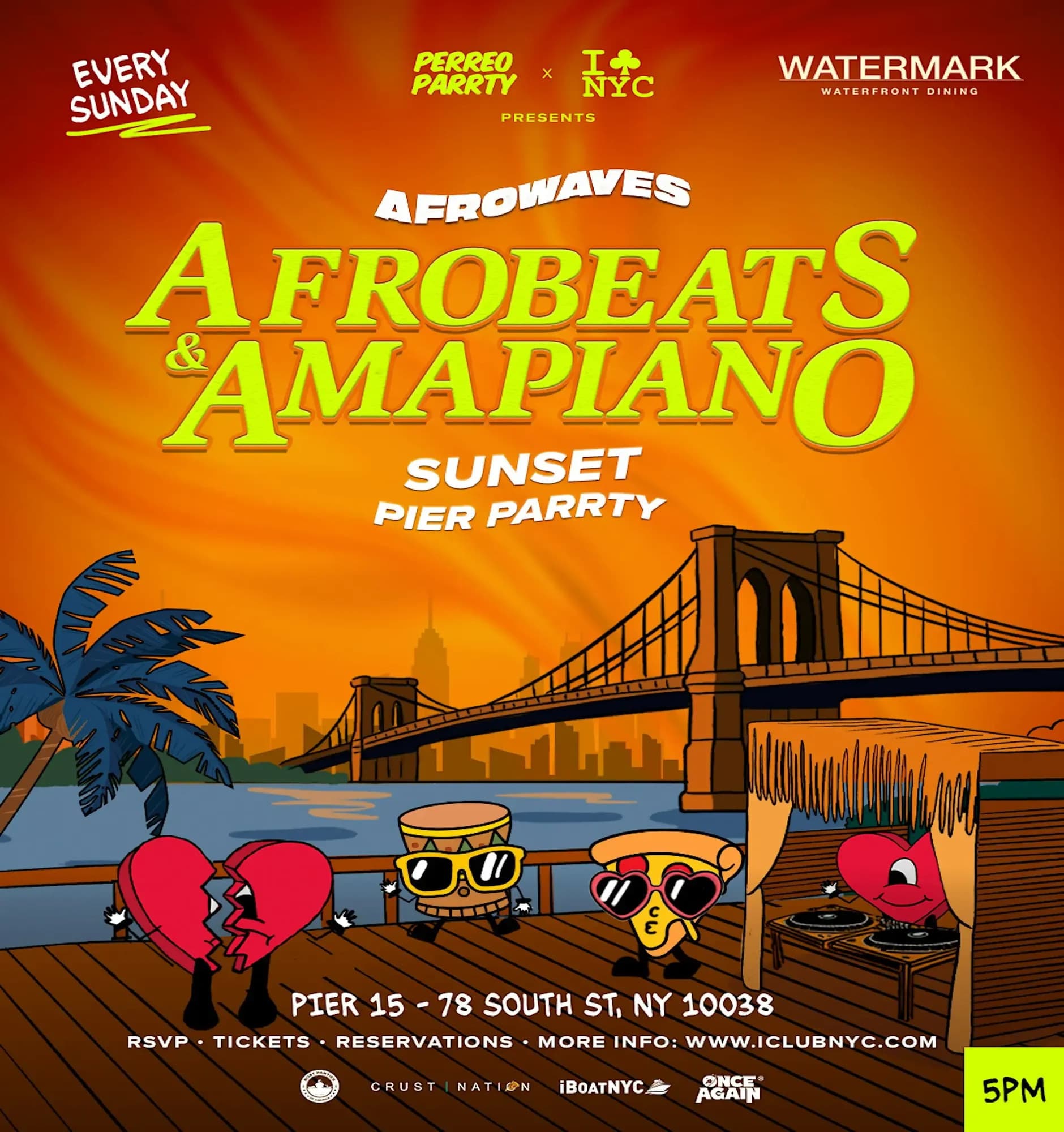 #1 AFROBEATS SUNDAY PIER 15 - Memorial day