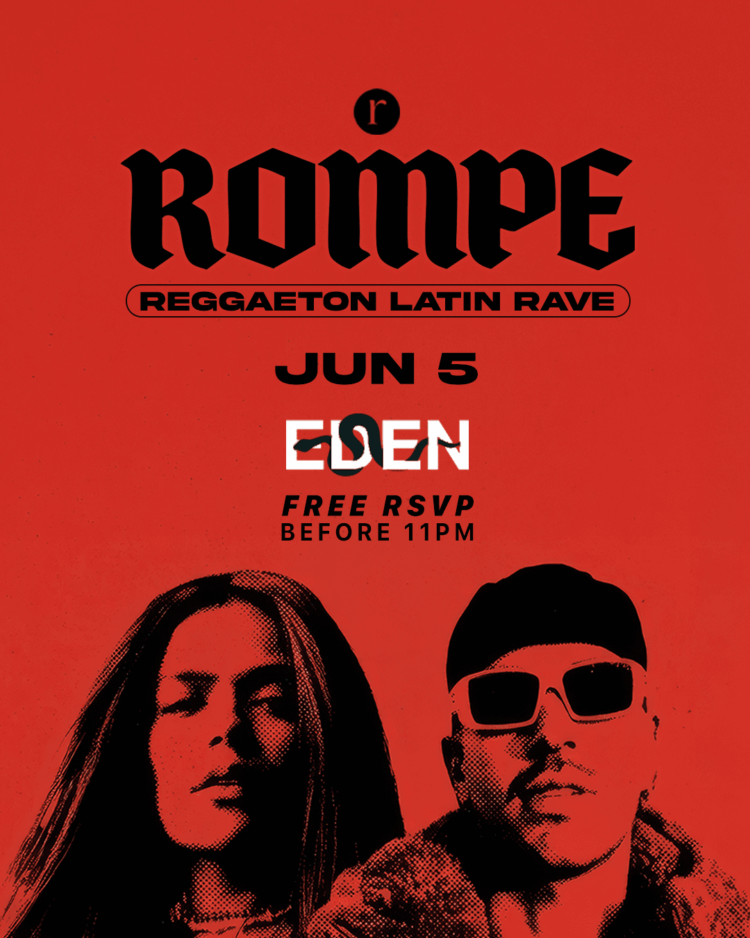 Rompe - Reggaeton Latin Rave → FREE RSVP (21+)
